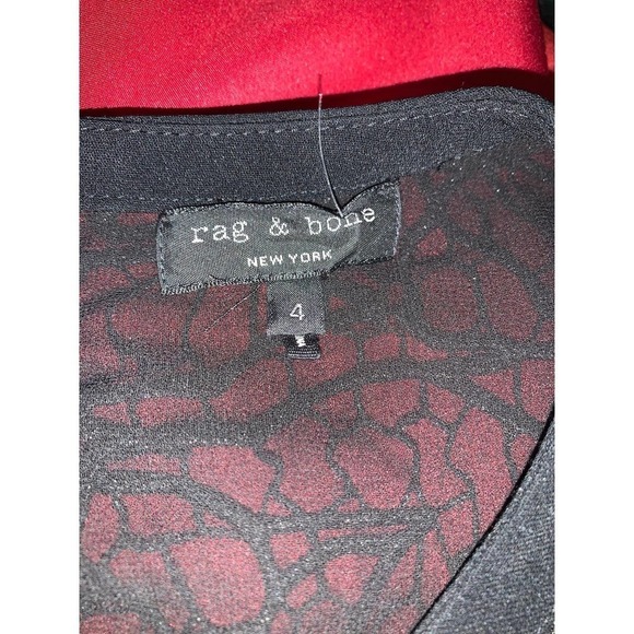 Rag & Bone Mijo Black Lace Sleeveless Dress Size 4 - Picture 5 of 6